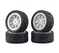 XAQRYQO Pièces Voiture RC pour SG1603 SG1604 SG1605 pour UDIRC UD1601 UD1602 UD1603 UD1604 1/16 rc Car Upgrade Parts 4Pcs Rubber Tire Tyre Wheel