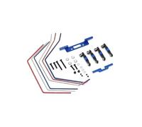 XAQRYQO Pièces Voiture RC pour Traxxas pour Slash 2WD 1/10 RC, Pièces De Mise À Niveau Voiture, Accessoires, Barre Stabilisatrice Large Avant Et Arrière, Kit Anti-roulis