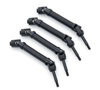 XAQRYQO Pièces Voiture RC pour Traxxas pour Slash pour Rustler 4x4 6851 6852 1/10 Arbres D'entraînement De Voiture RC avec Roue Hexagonale + Écrous M4 en Acier Trempé 45#