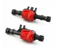 XAQRYQO Pièces Voiture RC pour Traxxas pour TRX-4 2 Pièces 1/10 RC De Mise À Niveau Voiture sur Chenilles Boîtier D'essieu Avant Et Arrière en Métal avec Couvercle Différentiel(Black)