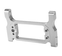 XAQRYQO Pièces Voiture RC pour Traxxas pour TRX4 1/10 RC, Pièces De Mise À Niveau Voiture sur Chenilles, Accessoires Direction Avant en Métal, Support Servo, pour Traverse