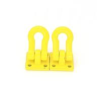 XAQRYQO Pièces Voiture RC pour Trx4 pour Axial pour Scx1090046 D90 TF2 Cc01 1/10 RC Véhicule sur Chenilles Camion Support De Remorque en Métal Crochet Sauvetage(Yellow)