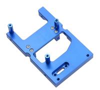 XAQRYQO Pièces Voiture RC pour Wpl pour C24 C14 B16 B36 pour MN D90 99s 1/16 RC, Mise À Niveau De Voiture, Pièces Rechange en Métal, Support Montage Fixe Servo Alliage D'aluminium(Blue)