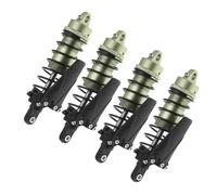 XAQRYQO RC Amortisseur Set pour Axial SCX10 pour TRAXXAS pour TRX4 pour Redcat Gen8 4 Pièces 90mm en Alliage D'aluminium Amortisseur D'huile 1/10 RC Voiture sur Chenilles(Green)