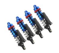 XAQRYQO RC Amortisseur Set pour Axial SCX10 pour TRAXXAS pour TRX4 pour Redcat Gen8 4 Pièces 90mm en Alliage D'aluminium Amortisseur D'huile 1/10 RC Voiture sur Chenilles(Blue)