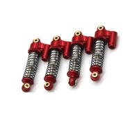 XAQRYQO RC Amortisseur Set pour FMS 1/18 pour Watchman pour FJ pour Kuluze pour Red pour Rabbit pour Desert pour Storm RC Accessoires D'amortisseur De Voiture(Red)