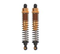XAQRYQO RC Amortisseur Set pour HSP108004 182004 08001 08058 Amortisseur en Métal 108mm 1/10 pour Accessoires De Pièces De Mise À Niveau De Camion Monstre(Yellow,2pcs)
