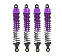 XAQRYQO RC Amortisseur Set pour HSP108004 182004 08001 08058 Amortisseur en Métal 108mm 1/10 pour Accessoires De Pièces De Mise À Niveau De Camion Monstre(Purple,4pcs)