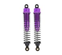 XAQRYQO RC Amortisseur Set pour HSP108004 182004 08001 08058 Amortisseur en Métal 108mm 1/10 pour Accessoires De Pièces De Mise À Niveau De Camion Monstre(Purple,2pcs)