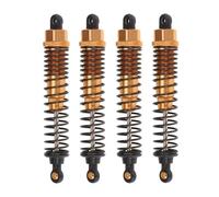 XAQRYQO RC Amortisseur Set pour HSP108004 182004 08001 08058 Amortisseur en Métal 108mm 1/10 pour Accessoires De Pièces De Mise À Niveau De Camion Monstre(Yellow,4pcs)