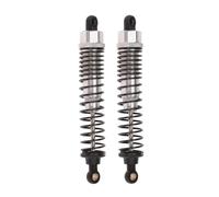 XAQRYQO RC Amortisseur Set pour HSP108004 182004 08001 08058 Amortisseur en Métal 108mm 1/10 pour Accessoires De Pièces De Mise À Niveau De Camion Monstre(Silver,2pcs)