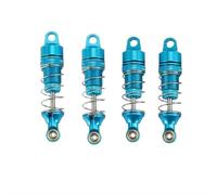 XAQRYQO RC Amortisseur Set pour Losi pour Mini-T 2.0 2WD pour Stadium 4 Pièces Amortisseurs Avant Arrière en Métal pour Amortisseurs À Ressort 1/18 Pièces De Mise À Niveau De Camion RC