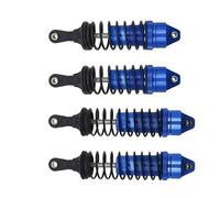 XAQRYQO RC Amortisseur Set pour Slash 4x4 4WD 2WD pour Rustler pour VXL pour Stampede 1/10 RC, Pièce De Mise À Niveau De Voiture en Alliage D'aluminium, Amortisseur Avant Et Arrière(Navy Blue)