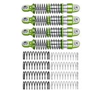 XAQRYQO RC Amortisseur Set pour Traxxas pour TRX4M 4 Pièces Amortisseur D'huile en Métal 1/18 RC Voiture sur Chenilles Mise À Niveau Pièces De Rechange Accessoires