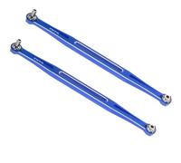 XAQRYQO RC Amortisseur Set pour Traxxas pour XRT 8S pour X-Maxx pour Widemaxx Voiture Télécommandée 1/5 1/6 Pièces De Mise À Niveau 2 Biellettes Direction Avant 7075(Blue)
