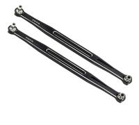 XAQRYQO RC Amortisseur Set pour Traxxas pour XRT 8S pour X-Maxx pour Widemaxx Voiture Télécommandée 1/5 1/6 Pièces De Mise À Niveau 2 Biellettes Direction Avant 7075(Black)