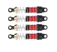XAQRYQO RC Amortisseur Set pour Traxxas TRX-4M Pièces De Mise À Niveau 4 TRX4M Avant Arrière Fileté Amortisseur D'huile 1/18 RC Chenille(Red)