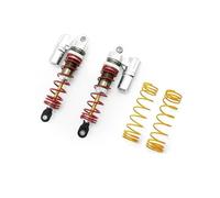 XAQRYQO RC Amortisseur Set pour TRX4 SCX10 D90 90046 1/10 pour Voiture d'escalade RC, Accessoires D'amortisseur avec Ressorts De Rechange, Distance des Trous 87Mm