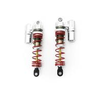 XAQRYQO RC Amortisseur Set pour TRX4 SCX10 D90 90046 Amortisseur RC Voiture d'escalade, avec 2 Ressorts De Rechange, Distance des Trous 87mm, Pièces Mise À Niveau, 1/10