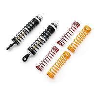 XAQRYQO RC Amortisseur Set pour TRX4 SCX10 D90 Slas 1/10 Voiture d'escalade RC Amortisseur avec Quatre Ressorts De Rechange Distance des Trous 88mm Pièces Mise À Niveau