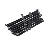 XAQRYQO RC Barre de Direction pour Axial pour SCX10 II 90046 R7RB 1/10 RC Crawler Car Ensemble De Maillons Métalliques Pièces Mise À Niveau D'embout Tige en Plastique