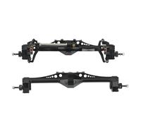 XAQRYQO RC Gear Essieu Avant pour Axial pour Capra pour Unlimited pour Trail pour Buggy pour UTB 1/10 RC Pièces De Mise À Niveau sur Chenilles Essieu Portail Avant Et Arrière en Métal