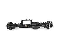 XAQRYQO RC Gear Essieu Avant pour Axial pour RBX10 pour Ryft 1/10 RC, Pièces Mise À Niveau De Voiture sur Chenilles, Accessoires, Essieu Avant Et Arrière en Métal(Black,Front Axle)