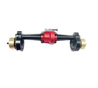 XAQRYQO RC Gear Essieu Avant pour HOBBYPLUS pour CR18P Essieu Avant Et Arrière en Alliage D'aluminium 1/18 RC Voiture sur Chenilles Pièces De Mise À Niveau(Black,Rear Axle)