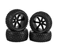 XAQRYQO RC Jante de Roue de Moyeu pour Redcat pour HPI pour HSP pour Traxxas pour ZD pour Racing Pièces De Mise À Niveau Voiture RC Accessoires Pneus Avant Arrière Ensemble Roues