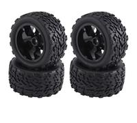 XAQRYQO RC Jante de Roue de Moyeu pour Traxxas pour Rustler 2Wd 4X4 pour VXL pour Redcat 1/10 RC Car Upgrade Part Truck Wheels and Tires 12Mm Hex