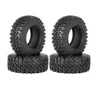 XAQRYQO RC Jante de Roue de Moyeu pour Traxxas pour TRX4 D90 pour Axial pour SCX10 II pour Redcat pour MST 1/10 RC Voiture sur Chenilles 4 Pièces 90Mm 1.9 Pneu De Roue en Caoutchouc