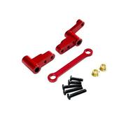 XAQRYQO RC Pièces avec pour Mjx pour Hyper pour Go 1/14 14301 14302 Voiture Télécommandée Accessoires Modifiés Pièces Mise À Niveau Composants De Transmission du Groupe Direction en Métal