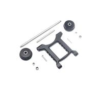 XAQRYQO Rc Pièces D'auto pour ARRMA pour BIG pour Rock pour Crew Cab 3S AR102711 1/10 rc Car Ensemble De Barres Anti-roulement Arrière Réglables AR320403(Black)