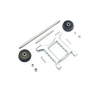 XAQRYQO Rc Pièces D'auto pour ARRMA pour BIG pour Rock pour Crew Cab 3S AR102711 1/10 rc Car Ensemble De Barres Anti-roulement Arrière Réglables AR320403(Silver)