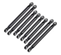 XAQRYQO Rc Pièces D'auto pour Mini pour E-REV0 pour VXL 4WD 1/16 RC Camion Accessoires De Mise À Niveau en Alliage D'aluminium pour Les Liaisons Châssis Jeu Bielles