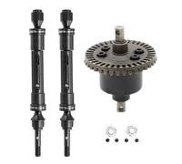 XAQRYQO Rc Pièces D'auto pour Traxxas pour Slash 4x4 pour Huanqi Ensemble Différentiel De Mise À Niveau Véhicule Tout-Terrain Usage Court Arbre Transmission(Front)