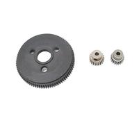 XAQRYQO Rc Pièces D'auto pour Traxxas pour Slash pour Stampede pour Rustler pour Bandit 2WD 1/10 RC Pièces De Voiture en Acier 86T Engrenage Droit avec Pignon 19T 21T