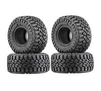 XAQRYQO RC Pneu De Voiture pour Axial SCX24 AX24 pour Traxxas pour FMS 1/18 1/24 RC Crawler Car 4Pcs 50.8Mm 1.0 inch Super Soft Rubber Wheel Pneu Accessoire