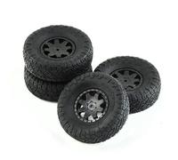 XAQRYQO RC Pneu De Voiture pour Kyosho pour Mini-Z 4X4 pour Mini Z RC Crawler Car Pièces De Rechange Accessoires 4 Pneu en Caoutchouc Roue Pneus Voiture