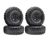 XAQRYQO RC Roues et Pneus pour MN D90 D91 D96 D99 MN90 pour MN98 pour MN99S 1/12 RC Voiture Mise À Niveau Pièces Accessoires 4 Pneu Roue