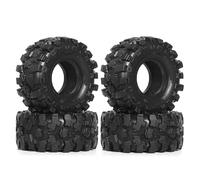 XAQRYQO RC Roues et Pneus pour TRX4M pour SCX24 AX24 FPR FCX24 1/18 Pièces De Mise À Niveau Véhicule Chenilles Radiocommandé Pneus 57 X 25 Mm R184z RS 1.0 - S5 pour Tout-Terrain