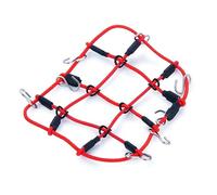 XAQRYQO RC Voiture Accessoire pour Axial pour SCX24 AXI00001 AXI00002 AXI00005 AXI90081 1/24 Pièces De Mise À Niveau pour Voiture sur Chenilles RC Filet Bagages Élastique avec Crochet