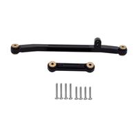 XAQRYQO RC Voiture Accessoire pour Axial SCX24 pour Deadbolt C10 pour JLU pour Gladiator pour Bronco 1/24 RC Crawler Biellette De Direction en Métal avec Embout À Rotule(Black,B)
