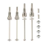 XAQRYQO RC Voiture Accessoire pour Haiboxing pour HBX 16889 16889A 16890 16890A SG1601 SG16102 1/16 rc Car Arbre De Transmission Avant Et Arrière M16015(Silver)