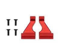 XAQRYQO RC Voiture Accessoire pour Losi 1/18 pour Mini-T 2.0 2WD pour Stadium RC Truck Car Upgrade Parts 2Pcs Metal Front Brace Set rc Modified Accessories(Red)