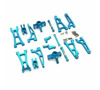 XAQRYQO RC Voiture Accessoire pour Mjx pour Hyper Go 16207 16208 16209 16210 H16H Modifié Rc Drift Car Télécommande Voitures Métal Mise À Niveau Accessoires Pièces De Rechange(Blue)