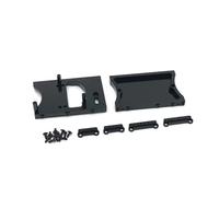 XAQRYQO RC Voiture Accessoire pour MN D90 D91 D96 MN98 MN99S rc Car Pièces De Mise À Niveau en Métal pour Véhicule Télécommandé Poutre Arrière L'appareil Gouverner Cabine Accessoires RC(Black)