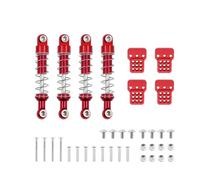 XAQRYQO RC Voiture Accessoire pour MN D90 MN-90 MN99S Pièces De Rechange pour Voiture Amortisseur en Métal avec Extension pour Mise À Niveau Siège RC Accessoires(Red)