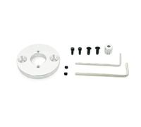 XAQRYQO RC Voiture Accessoire pour MN86s MN86k MN86KS G500 1/12 rc Car 390 À 540/550 Convertisseur De Moteur avec Engrenage 13T Pièces Mise Niveau Accessoires Rechange RC(Silver)