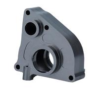 XAQRYQO RC Voiture Accessoire pour SCX24 pour Gladiator pour Bronco C10 pour JLU pour Deadbolt 1/24 rc Car Conversion Boîtier De Boîte Vitesses Central en Métal Pièces Mise À Niveau(Grey)